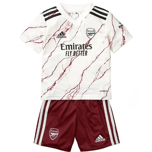 Camiseta Arsenal 2ª Niños 2020-2021 Blanco